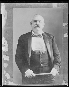 John L. Sullivan in tuxedo