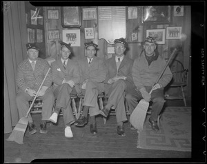 Curling: Group (possibly including E.W. Rogers and R.P. Hallowell, Jr.)