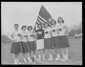 Cheerleaders (sweaters with "C" and megaphone design)