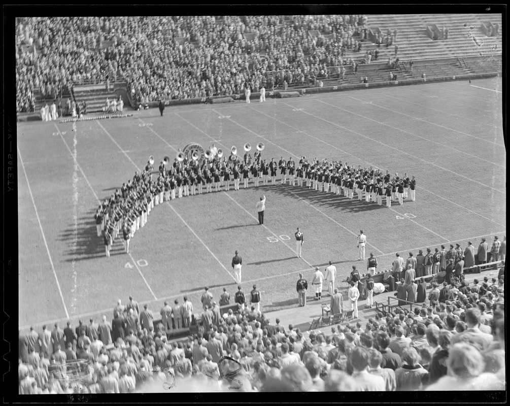 Marching band - Harvard Stadium? - Digital Commonwealth