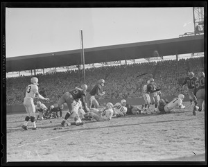 Action at Fenway Park