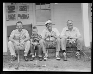Misc. Boston (3 men and boy with golf clubs)