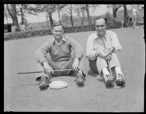 Two golfers