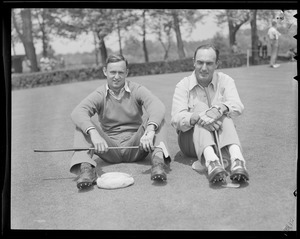 Two golfers