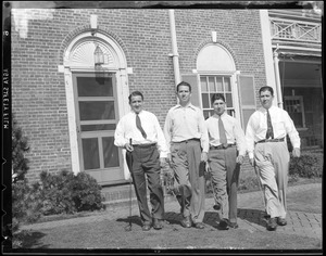 L-R: Joe, John, Billy and Fred Corcoran at the 1st annual Brothers Tournament at Woodland