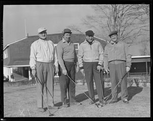 Four players at the Wollaston Golf Club