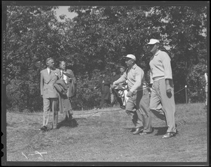 Golfers on the course