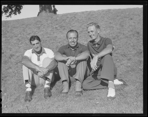 Three golfers