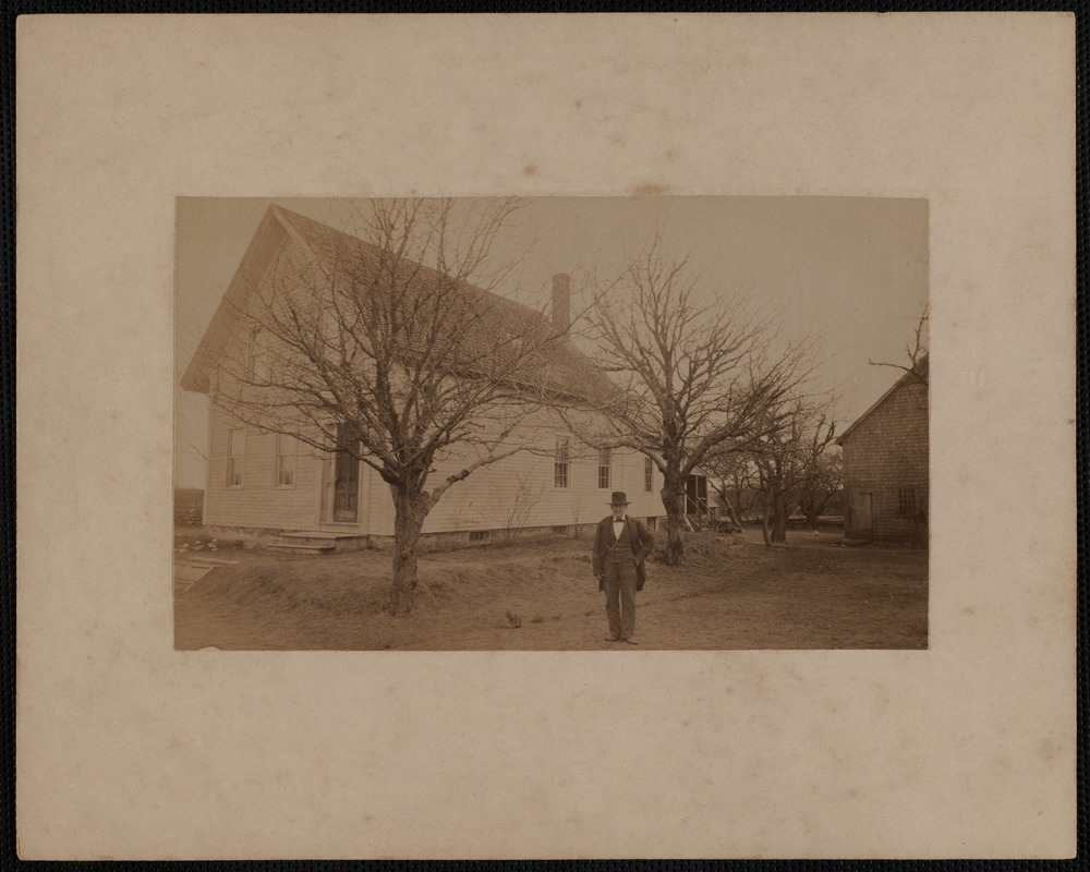 Stephen K. Hathaway by his House, Acushnet