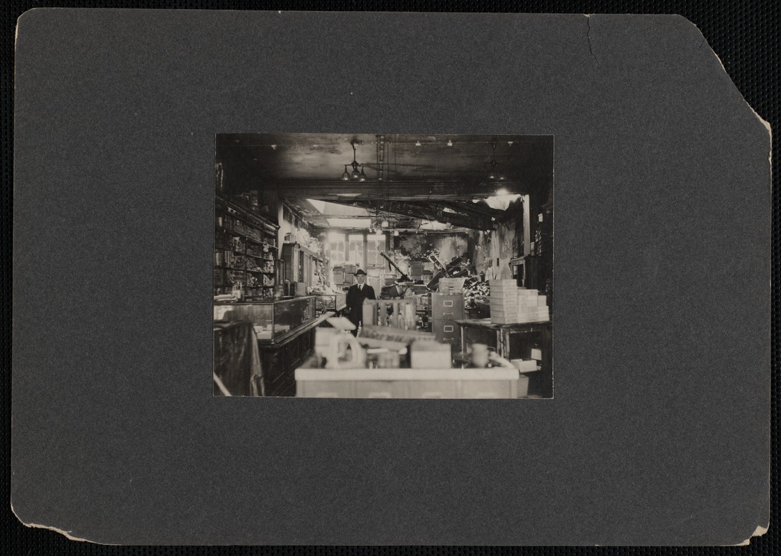 Interior of F.S. Brighman & Co. after Fire