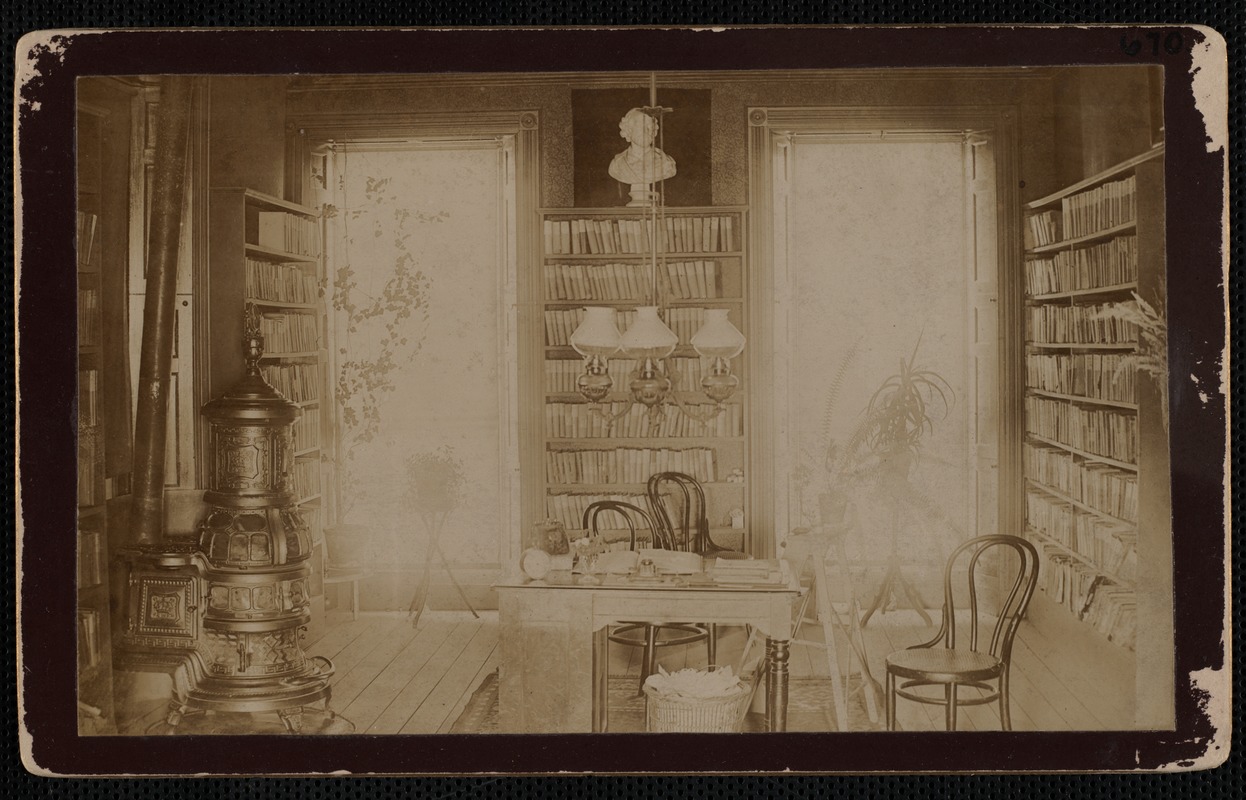 Interior of the Millicent Library, Fairhaven