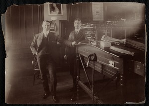 Philip C. Holmes in Pierce Brothers Office