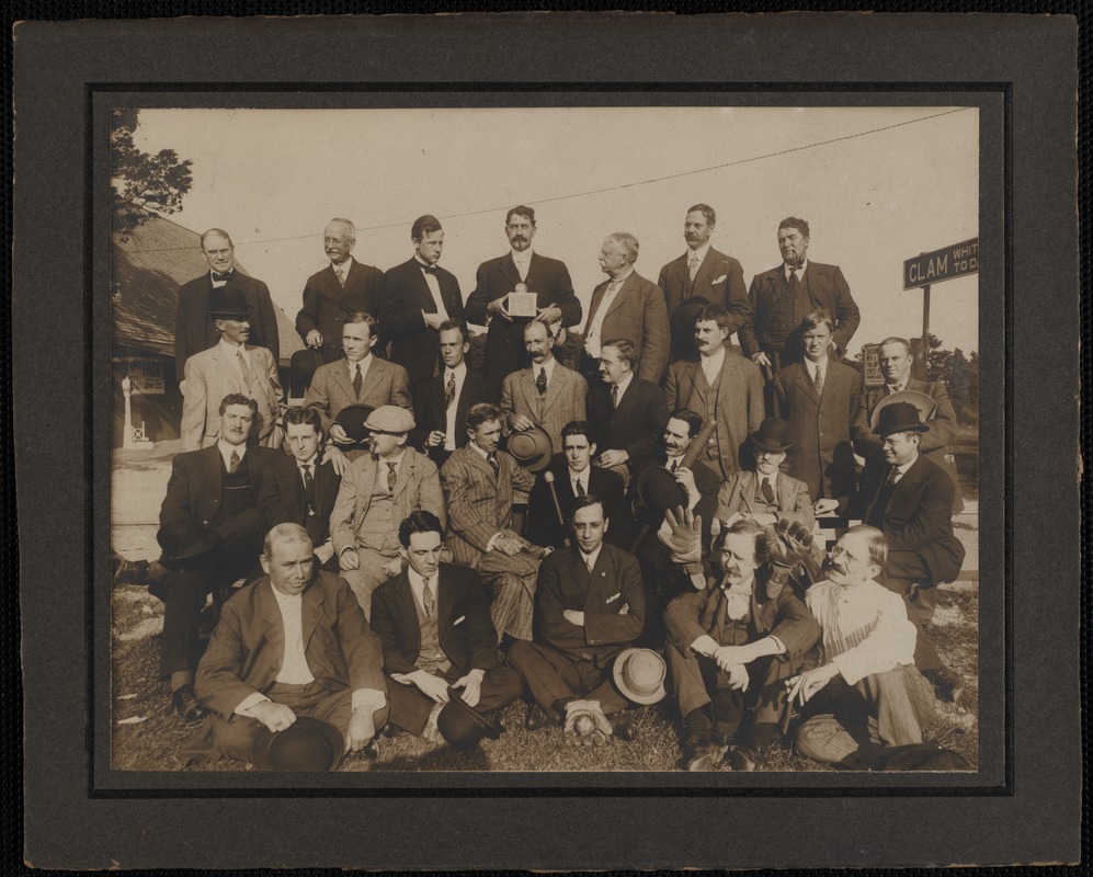 Group of Men on an Outing