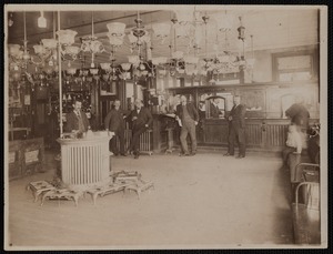 Men in Lighting Shop