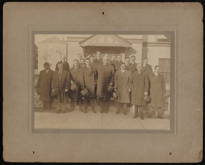 Men Outside Building