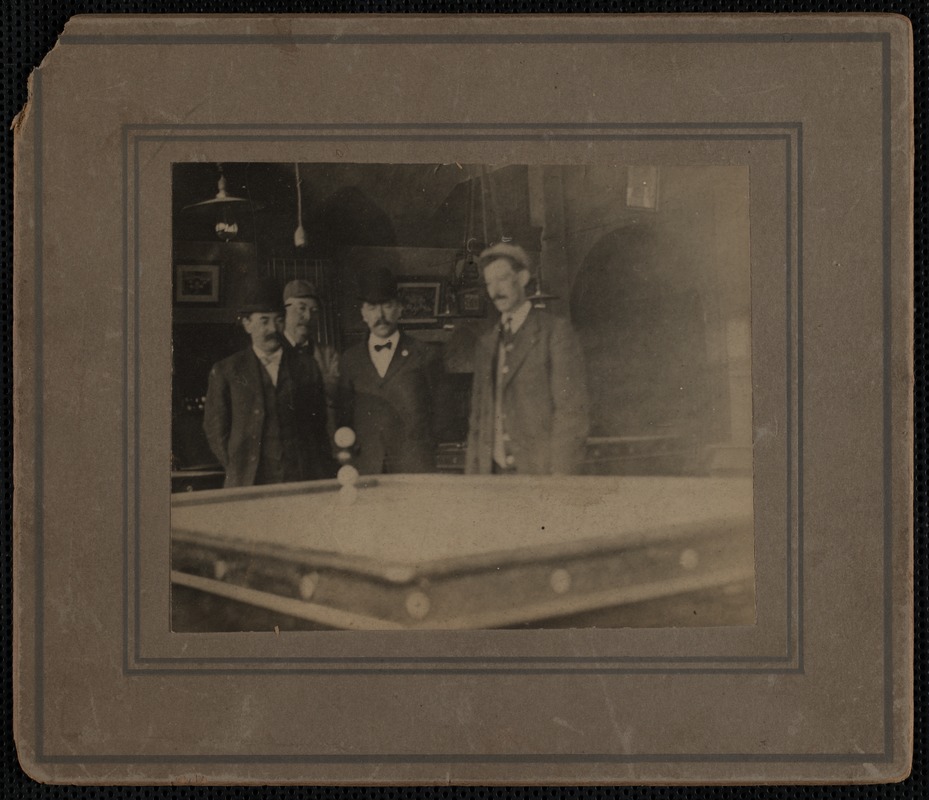 Men in Pool Hall