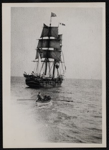 Whaling Ship and Whaleboat