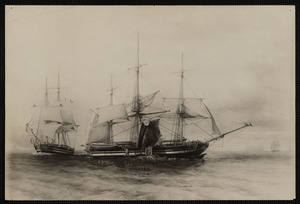 Whalers at Sea