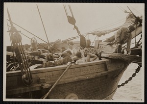 Crew at Work on Deck of the Charles W. Morgan
