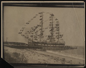 Whaling Ship with Signal Flags