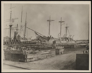 Docked Whaling Ships