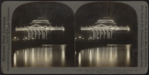 Night view of auditorium with its marvelous electrical display - Jamestown Exposition