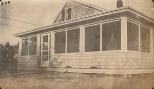 Porch of the Chase house, West Yarmouth, Mass.