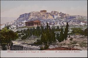 L'Acropole et le Temple de Thesée