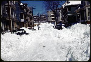 Somerville snow banks