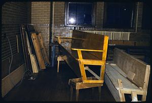 Benches, my shop, Southern Junior High