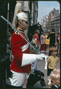 Life Guard outside Horse Guards, London