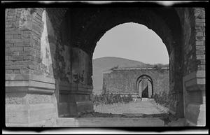 Brick arches of principal tomb