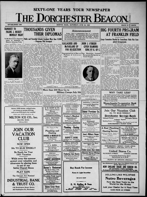 The Dorchester Beacon, June 28, 1930 - Digital Commonwealth