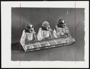 Victorian Inkwell shows the many facets of the glass worker's in an unusual area of collecting.