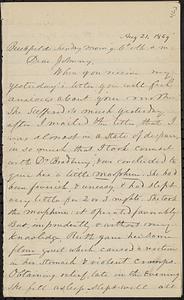 Letter from Zadoc Long to John D. Long, August 21, 1869