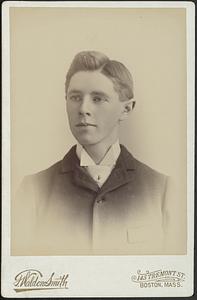 Boston Latin School 1891 Senior portrait, James Albert Dorsey