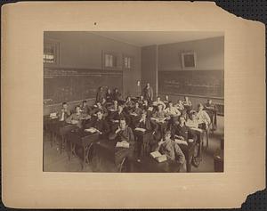 Boston Latin School, interior, Classroom Photo, Sixth Class (Version 2)