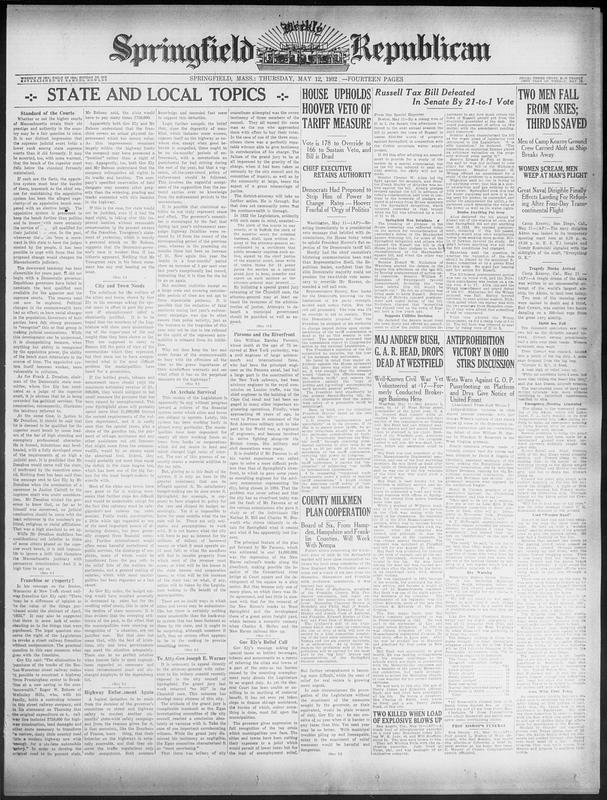Springfield Paper Copy Springfield Weekly Republican - Digital Commonwealth