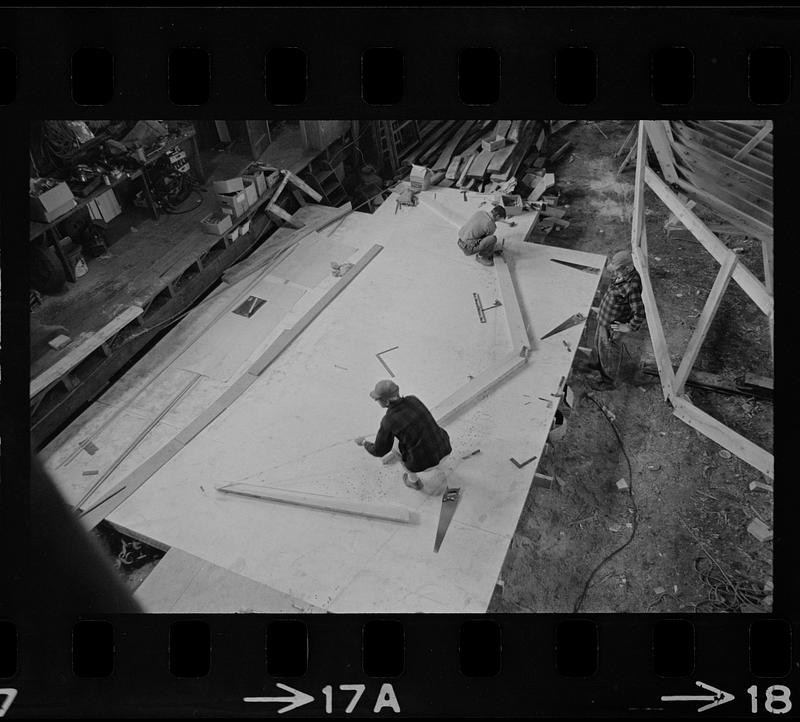 Building “Capt. Red” at Power’s Yacht Yard