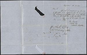 Chappaquiddick and Christiantown Accounts, 1845