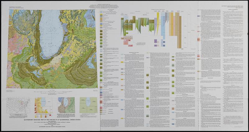 Quaternary geologic map of the Chicago 4° x 6° quadrangle, United States
