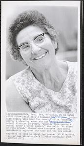 School to be named after her