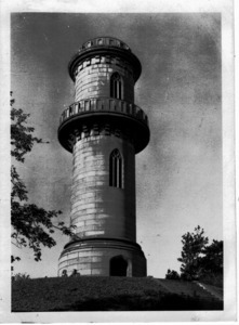 Monument Tower at Mount Auburn Cemetery.