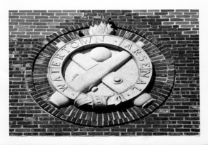 Bas relief medallion at the Arsenal