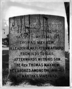 Thomas Mayhew marker.