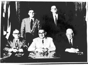 Watertown Planning Board Members, 1954.
