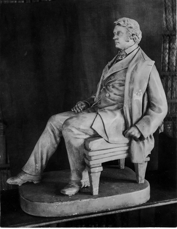 Statue of Charles Sumner by Anne Whitney.