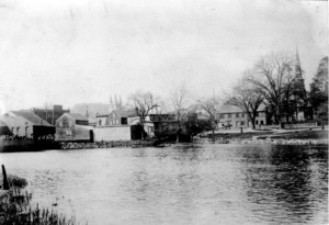 Galen Street bridge, Watertown Square delta from Barber's Historical Collection. Charles River.