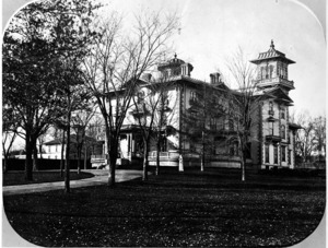 Alvin Adams house, circa 1860.