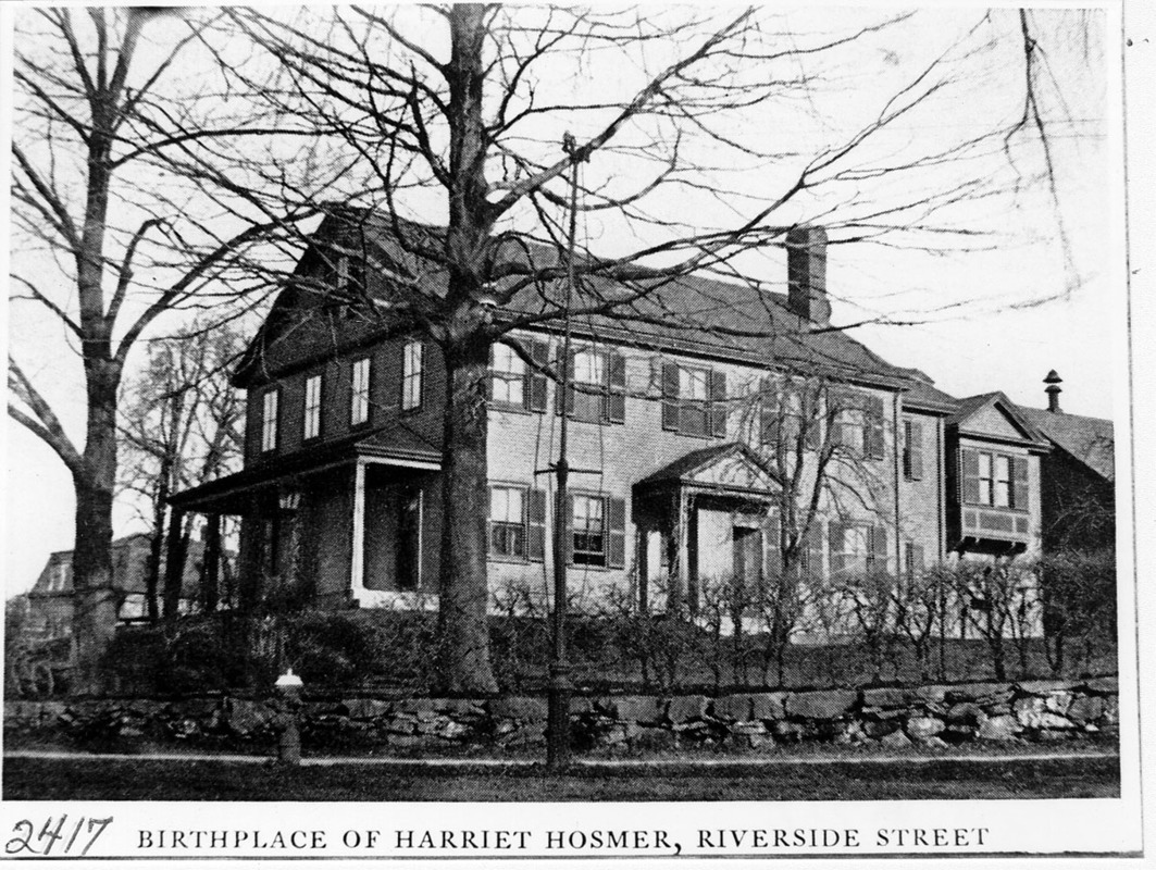 Birthplace of Harriet Hosmer.